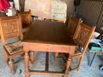Tafel met 4 stoelen, Huis en Inrichting, Complete eetkamers, Ophalen, Gebruikt