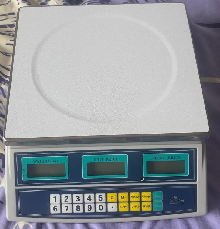 G&G BPS 30kg/1g  KEUKEN/MARKT- en PRIJSWEEGSCHAAL, Elektronische apparatuur, Weegschalen, Nieuw, Digitaal, Winkelweegschaal, Ophalen