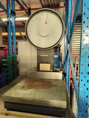Mechanische bakkersweegschaal 25 kg. beschikbaar voor biedingen