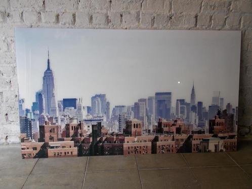 Tableau/Panorama de New-York en plexiglas., Antiek en Kunst, Kunst | Tekeningen en Fotografie, Ophalen