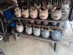 Competitie Kettlebells 8kg t/m 24kg + Opbergrek, Sport en Fitness, Ophalen, Gebruikt, Kettlebell