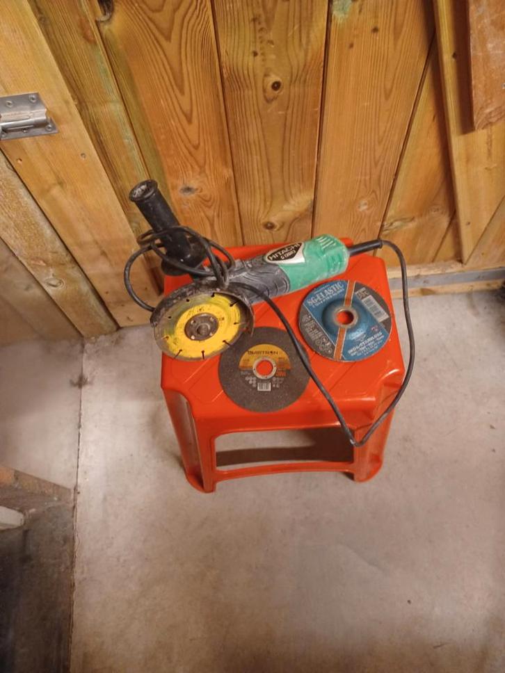 Slijpschijf Hitachi diamantschijf op 2nieuwe schijven erbij, Doe-het-zelf en Bouw, Gereedschap | Slijpmachines, Ophalen of Verzenden