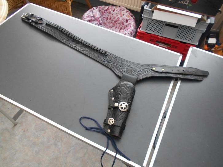 Theateraccessoire leren riem uit West-Mexico, Hobby en Vrije tijd, Kostuums, Theaterbenodigdheden en LARP, Gebruikt, Toneelattributen of Onderdelen