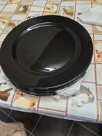 Zwarte borden 12 stuks diameter 31cm, Huis en Inrichting, Keuken | Servies, Ophalen, Gebruikt, Bord(en)