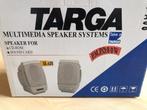 Targa SK-A08 pc luidsprekers (80W) (NIEUW), Informatique & Logiciels, Enlèvement, Neuf, Canal audio 2, TARGA