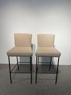 2 GLOED NIEUWE Beige Bar Stoelen, Twee, Overige kleuren, Nieuw, Metaal