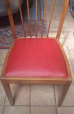 2 antieke stoelen,lederen zit,+70 jaar oud, perfecte staat, Ophalen
