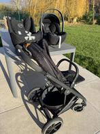Ensemble Cybex poussette + maxi + siège auto + isofix (X2), Enfants & Bébés, Autres marques, Avec siège auto, Enlèvement, Utilisé