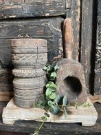 Houten vijzels/ houten onderzetter, Ophalen of Verzenden, Onbekend, Onbekend, Onbelend