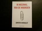 In weerwil van de woorden  -Dimitri Verhulst-, Enlèvement ou Envoi