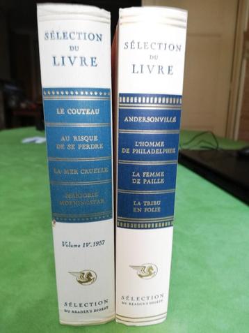 VINTAGE SELECTION DU LIVRE READER'S DIGEST 1957 Vol IV + '59 beschikbaar voor biedingen