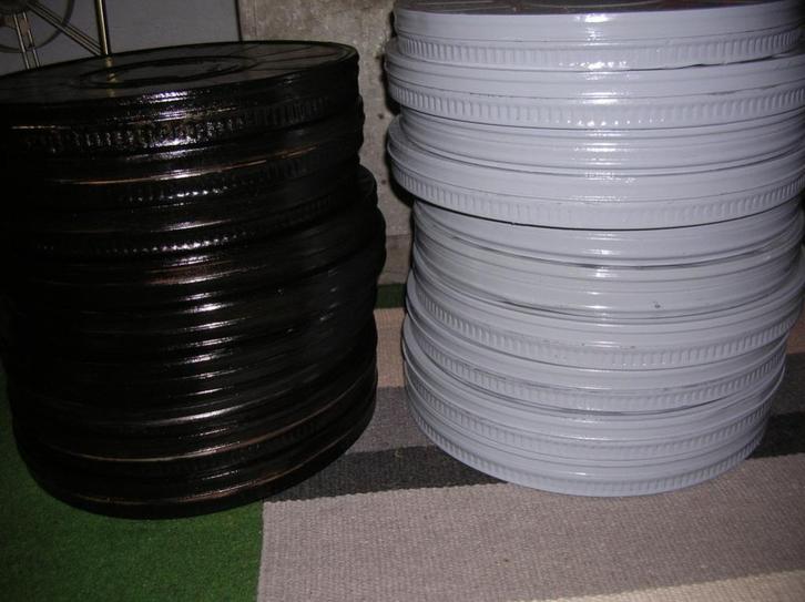 Boîtes métalliques pour pellicule 35 mm., Audio, Tv en Foto, Filmrollen, 35mm film, Ophalen
