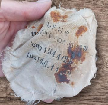 Duitse WO2 le F. H 18" houwitzer zakje 1944 beschikbaar voor biedingen