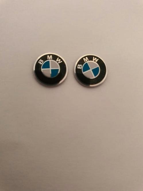 Bmw sleutel logo's (2x) 》Ø 11mm, Auto diversen, Autostickers, Ophalen of Verzenden