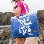 UrbanBeach - beachtas - rope beach bag, Bijoux, Sacs & Beauté, Sacs | Sacs Femme, Autres types, Bleu, Enlèvement ou Envoi, Neuf