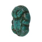 Pendentif Félin Turquoise de la Chine - Ancienne Collection, Enlèvement ou Envoi