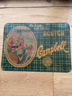 Merk bier metalen plaat Scotch Campbell, Verzamelen, Ophalen