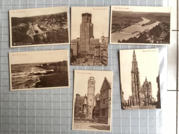 6 prenten postkaarten chocolade Côte D’or chocolat beschikbaar voor biedingen