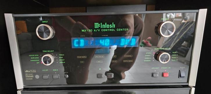 McIntosh MX120 – Preampli avec boite et télécomande, Audio, Tv en Foto, Versterkers en Ontvangers, Zo goed als nieuw, 7.1, Overige merken