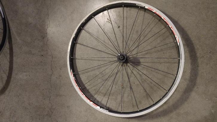 Shimano WH R500 voorwielen (3x), Fietsen en Brommers, Fietsonderdelen, Gebruikt, Racefiets, Wiel, Ophalen of Verzenden
