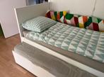 Bed jeugdkamer 90x200 met extra bedlade 90x200, Huis en Inrichting, Slaapkamer | Bedden, Ophalen, Gebruikt, 90 cm, Eenpersoons