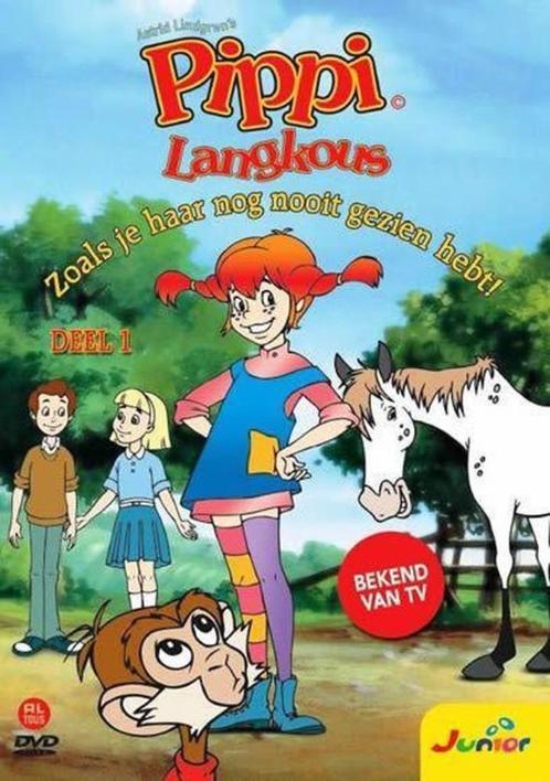 Dvd - Pippi Langkous Zoals je haar nog nooit gezien hebt, Cd's en Dvd's, Dvd's | Tekenfilms en Animatie, Ophalen of Verzenden