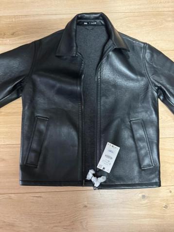 Zara Leren Jas – Nieuw, Maat S, Kleding | Heren, Zara, Zwart, Nieuw, Ophalen of Verzenden