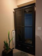 Kleerkast zwart, Huis en Inrichting, Kasten | Kleerkasten, Ophalen, Zo goed als nieuw, Met deur(en), 150 tot 200 cm