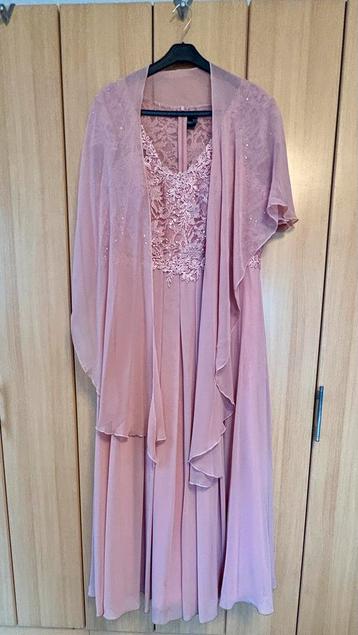 Suite (Gala) kleed kleur oud roze, Robe de gala, Taille 46/48 (XL) ou plus grande, Rose, Comme neuf