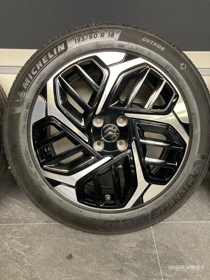 18” originele Citroen C4 / C4 X velgen + banden 4x108 983206, Auto-onderdelen, Banden en Velgen, Banden en Velgen, Zomerbanden