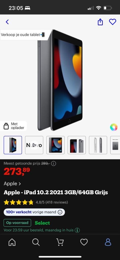 Apple IPad Grijs, Computers en Software, Apple iPads, Zo goed als nieuw, Apple iPad, Wi-Fi, 10 inch, 64 GB, Grijs, Ophalen of Verzenden
