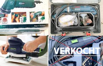 Festool Delta (Lees!) + Bosch GEB 1000 CE  + Metabo SX E400 beschikbaar voor biedingen