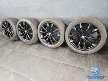 Originele BMW X3 X4 G01 G02 Style 699M 20 inch breedset zwar beschikbaar voor biedingen