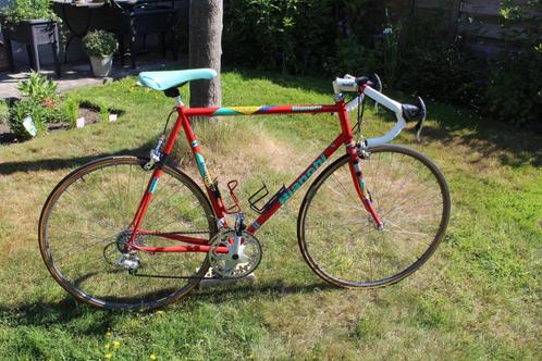 Retro koersfiets Bianchi, Fietsen en Brommers, Fietsen | Racefietsen, Gebruikt, 10 tot 15 versnellingen, 28 inch, Staal, 61 tot 65 cm