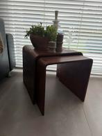 2 salontafeltjes, Huis en Inrichting, Tafels | Salontafels, Ophalen, Gebruikt