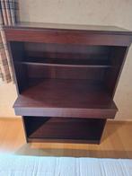 Houten bureau inclusief leggerkast, Ophalen, Gebruikt, Bureau