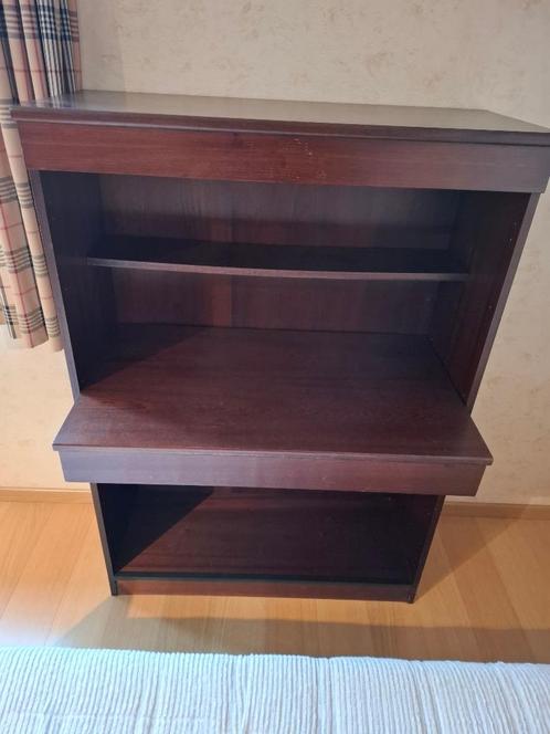 Houten bureau inclusief leggerkast, Huis en Inrichting, Bureaus, Gebruikt, Bureau, Ophalen