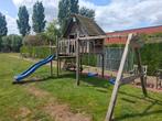 Verfijnde boomhut met schommel en glijbaan., Kinderen en Baby's, Speelgoed | Buiten | Speeltoestellen, Ophalen, Gebruikt, Glijbaan