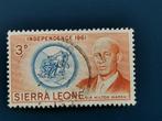 Sierra Leone 1961 - Premier ministre et lion, Affranchi, Enlèvement ou Envoi, Autres pays