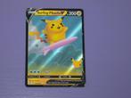 Blinkende pokémonkaart: surfing pikachu V., Ophalen of Verzenden, Zo goed als nieuw, Losse kaart