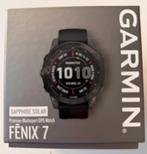 Garmin Fenix 7 Sapphire Solar, Handtassen en Accessoires, Sporthorloges, Gebruikt, Zwart, Garmin, Ophalen of Verzenden