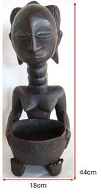 Statuette sculpture en bois congo, Enlèvement ou Envoi