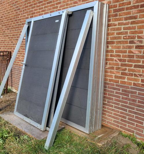 Aluminium kunststof schuttingen en poort, Tuin en Terras, Schuttingen, Aluminium, Ophalen