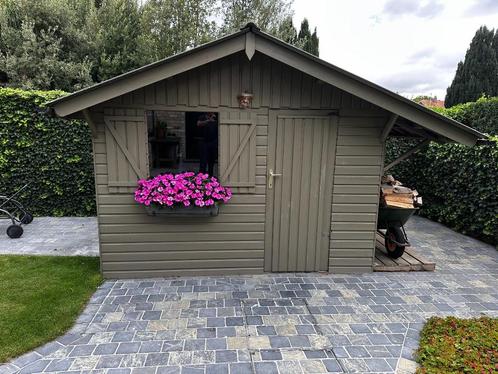 Tuinhuis demonteren en gratis meenemen, Tuin en Terras, Tuinhuizen, Gebruikt, Tuinhuis, Hout, 250 tot 300 cm, 200 tot 400 cm, 1 raam