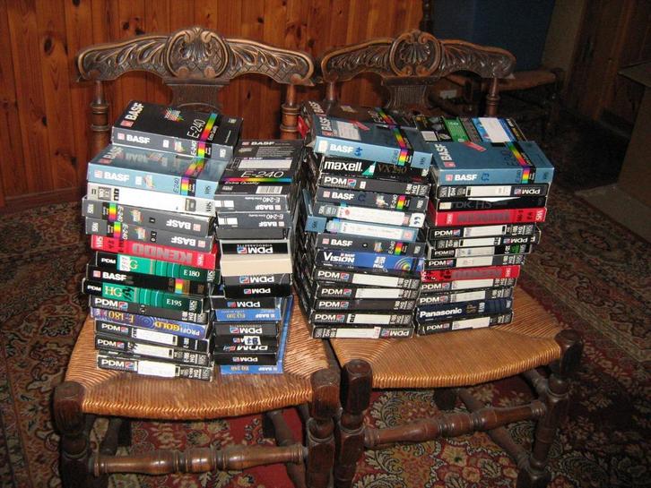 1 lot de 100 K7 vidéo VHS, Cd's en Dvd's, VHS | Film, Gebruikt, Komedie, Alle leeftijden, Ophalen of Verzenden