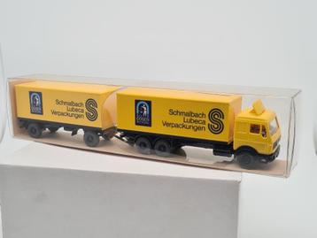 Mercedes Benz truck Schmallbach Verpakkingen - Wiking 1/87