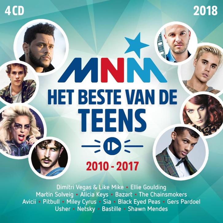 2170 - MNM - HET BESTE VAN DE TEENS - 2018 - 4CD - NIEUW, Cd's en Dvd's, Cd's | Pop, Nieuw in verpakking, 2000 tot heden, Boxset