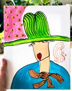 Acryl op doek 2023 Collectie „Les Nanas”, Ophalen of Verzenden