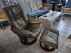 Stressless met voetenbank, Huis en Inrichting, Ophalen, Gebruikt