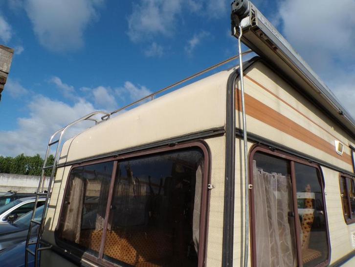 Galerie de toit + échelle Renault Trafic 1983-1989 LP/14599, Auto diversen, Dakdragers, Gebruikt, Ophalen